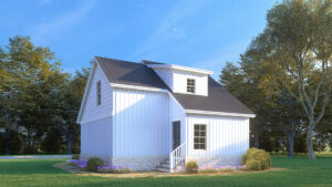 The Pembroke from the side